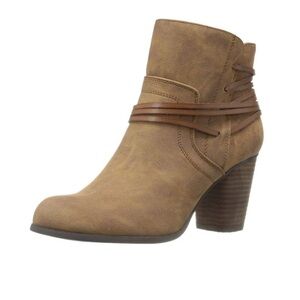 Madden Girl Denise Brown Ankle Booties